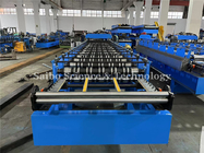 Chain Drive Tile Roll Forming Machine For Color Steel Plate With 15 Stations